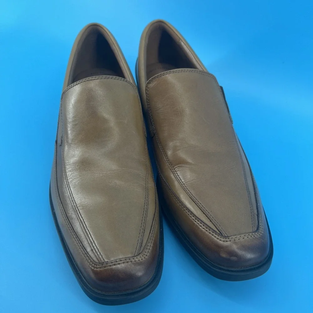Clarks Collection Ultimate Comfort Men's Loafers Size 14G Brown Tan